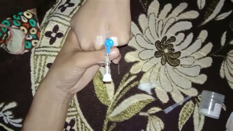 Cannulation Insertion Technique | Cannula insertion procedure at home I best cannula video - YouTube