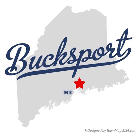 Map of Bucksport, ME, Maine