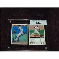 OREL HERSHISER UPPER DECK BASEBALL CARD AUTOGRAPH