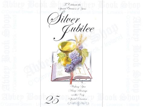 Silver Jubilee Card – Abbey Bookshop