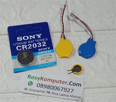 Baterai CMOS laptop Komputer | Rosy Laptop Malang