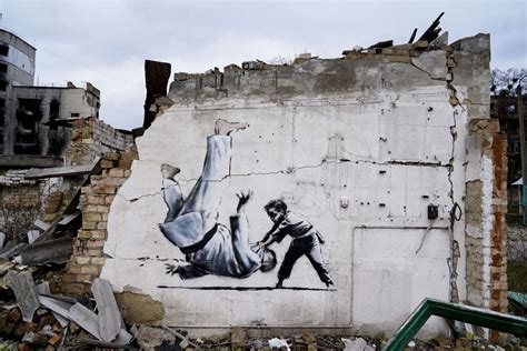 Banksy en Ukraine, évidemment... et tardivement