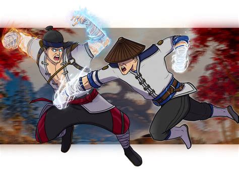 MK1 Fire God Liu Kang VS Raiden by KingCozy7 on DeviantArt