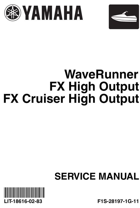 YAMAHA WAVERUNNER SERVICE MANUAL Pdf Download | ManualsLib