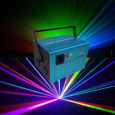 Xhr Outdoor Laser Projector / 8W RGB Laser Light - Laser Light and Disco Lighting