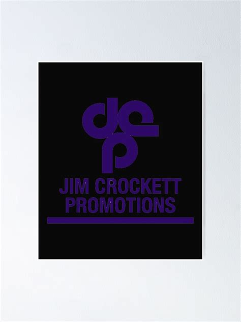 "Jim Crockett Promotions Logo" Poster by PrintTypes | Redbubble