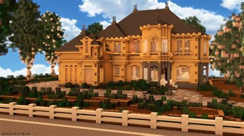 | French Country Home | bfg | o my | Minecraft Project | Minecraft houses, Minecraft house ...