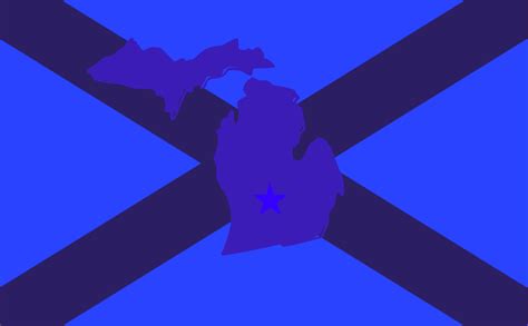 new michigan flag : vexillology