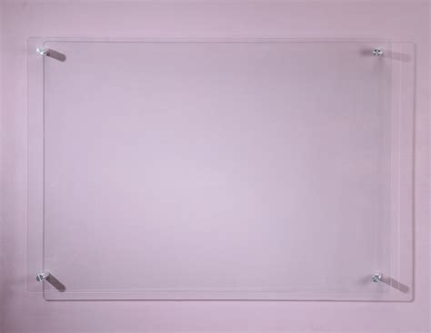 17 ¾" x 23" Clear Glass Dry-Erase Board - Home Décor