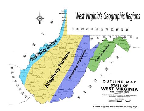 West Virginia Mountains Map - Draw A Topographic Map