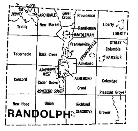 Randolph County, North Carolina – S-K Publications