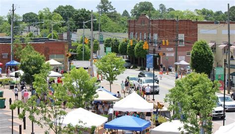 Downtown Clayton during the Millstock Music & Arts Faire in April. Make ...