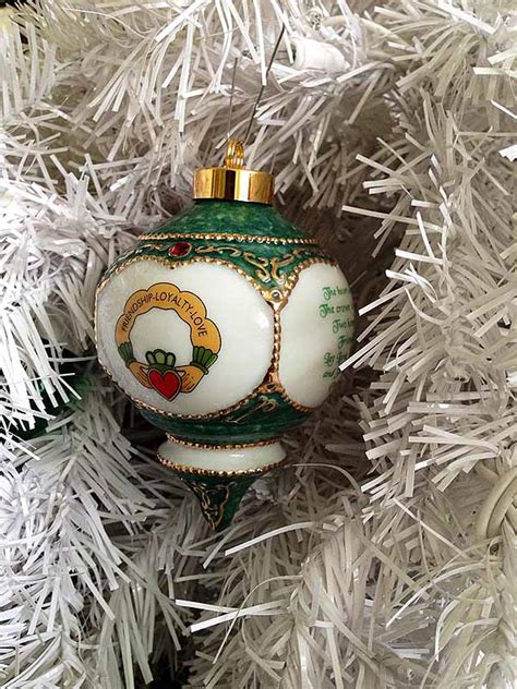 Irish Christmas Ornament - Claddagh Ornament at IrishShop.com | CBEXI48