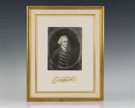 John Hancock Autograph Signed