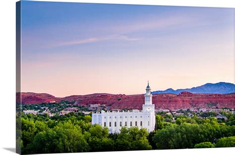 St. George Utah Temple, Above the Trees, St. George, Utah Wall Art, Canvas Prints, Framed Prints ...