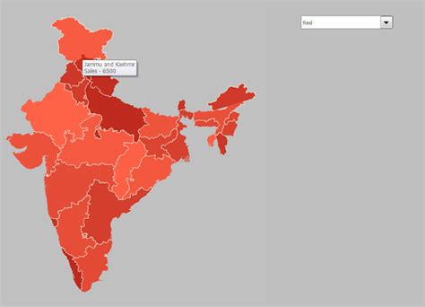 India Heat Map on Excel | ExcelExperts.com