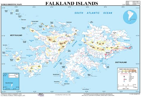 Falkland Islands Map - Falkland Islands • mappery