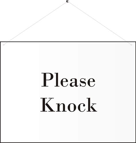 File:Please Knock sign.png