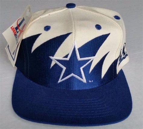 Dallas Cowboys Vintage Snapback Logo Athletic Sharktooth Hat NFL Cap ...