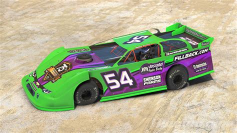 Michael Swenson 2023 Dirt Latemodel by Jason Furqueron - Trading Paints