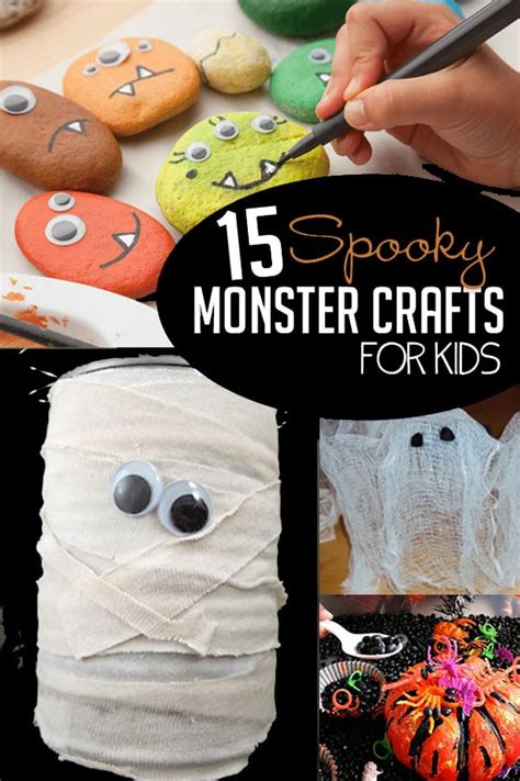 15 Spooky Halloween Monster Crafts for Kids | HOAWG