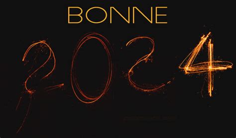 GIF de bonne année 2024 personnalisé - Facile et gratuit