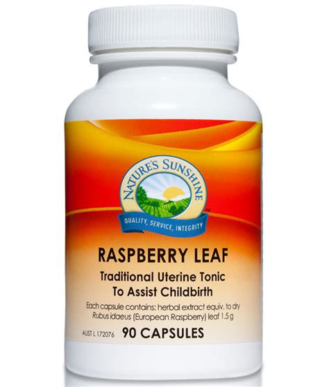 Nature's Sunshine Raspberry Leaf Capsules 90 – Pregnancy Birth and Beyond