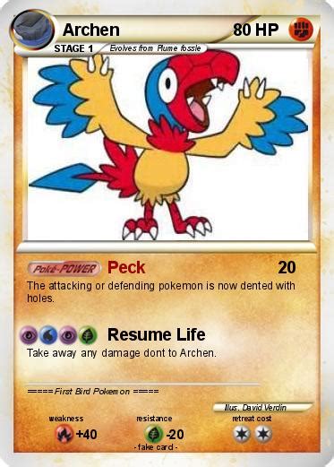 Pokémon Archen 29 29 - Peck - My Pokemon Card