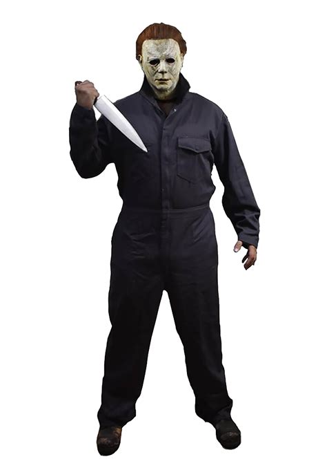 Adult Halloween (2018) Michael Myers Coveralls Costume