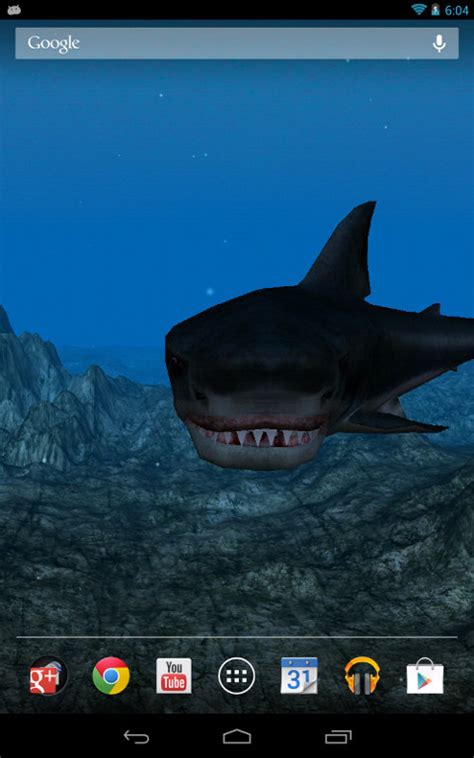 Free Shark Attack 3D - Live Wallpaper APK Download For Android | GetJar