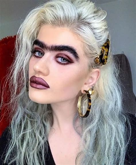 Monobrow model shocks GMB fans after revealing she gets death threats over EYEBROWS - Mirror Online