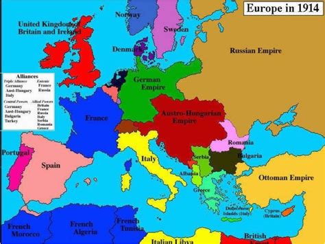 Pre 1914 Europe Map World War One Map Fresh Map Of Europe In 1914 | Images and Photos finder