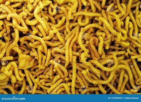 Indian spicy snack stock image. Image of nimko, traditional - 132395251