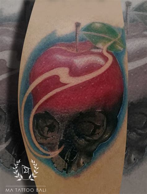 Apple Skull Tattoo