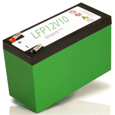 12 Volt 10 ah LiFePO4 LFP12V10 Lithium Iron Phosphate Battery ...