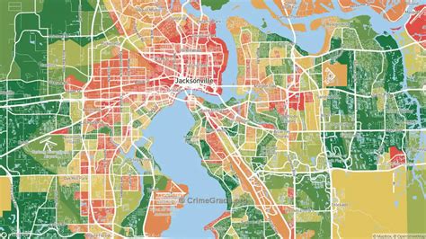 Jacksonville, FL Violent Crime Rates and Maps | CrimeGrade.org