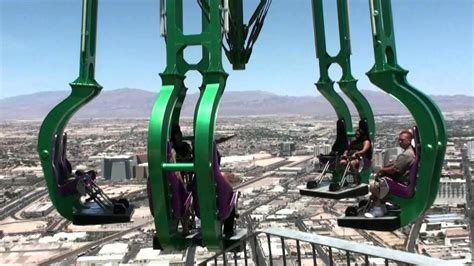 USA Las Vegas Stratosphere Tower bei Tag und Nacht X Scream Sky Jump Big Shot Insanity - YouTube