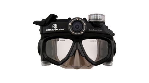 Liquid Image Scuba 1080p HD Wide Angle Camera Mask, Black | Free ...