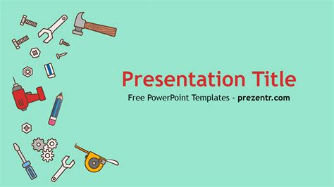 Free Tools PowerPoint Template - Prezentr PowerPoint Templates