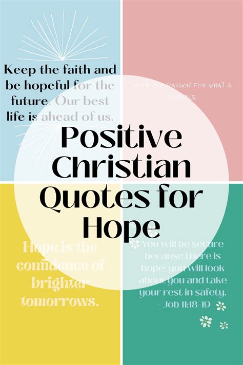 Positive Christian Quotes for Hope - Darling Quote