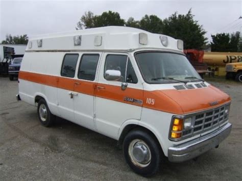 Find used Dodge Ambulance Wheeled Stretcher Van Low Miles! in Providence Forge, Virginia, United ...