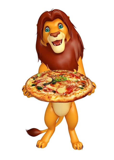 Lion Cartoon Character Pizza Stock Illustrations – 41 Lion Cartoon Character Pizza Stock ...