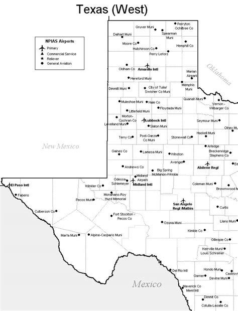 Map Of Texas Airport - Show Me The United States Of America Map