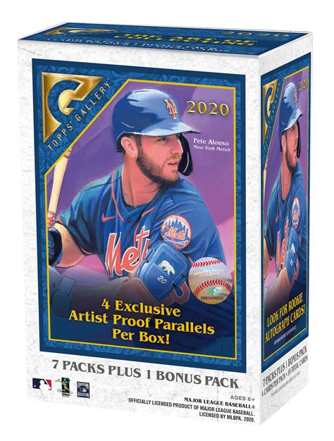 2020 Topps Gallery MLB Baseball Trading Cards Blaster Box- 28 Cards + 1 ...