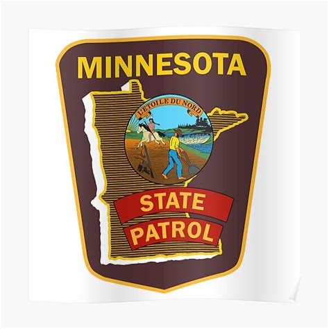 "Minnesota State Patrol - Police Logo Shield, Emblem, patch" Poster for Sale by Osprey34 | Redbubble