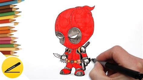 Deadpool Drawing Easy Full Body / Deadpool Drawing In Pencil Full Body ...