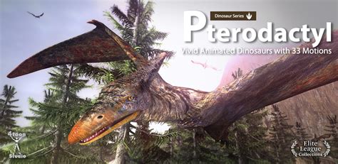 Dinosaur Series-Pterodactyl - iClone/Stage - Reallusion Content Store