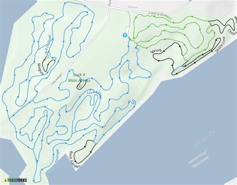 Gallatin National Forest Trail Map