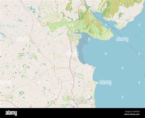 Louth, county of Ireland. Open Street Map Stock Photo - Alamy