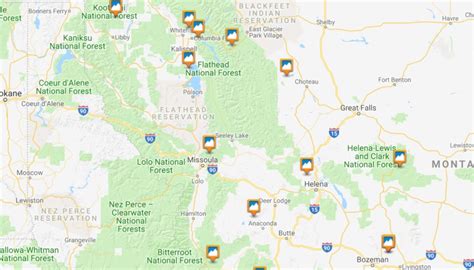 Montana Ski Resort Map for the 2nd Round of Winter | Montana Hunting and Fishing